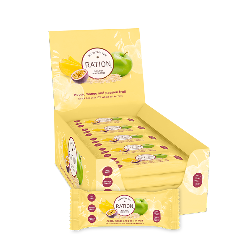 Ration bar mango and passionfruit box