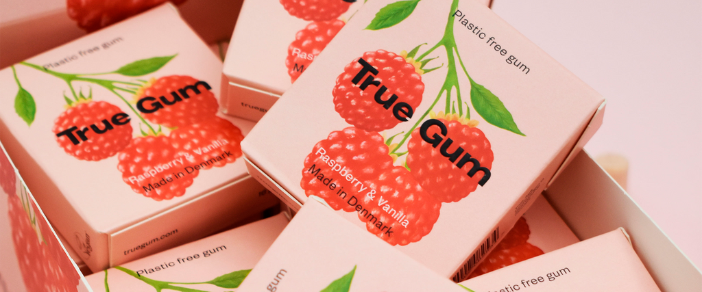True Gum Raspberry Plastic-Free, Vegan Chewing Gum – True Co