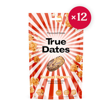 True Dates Caramel Popcorn naturally sweet dates