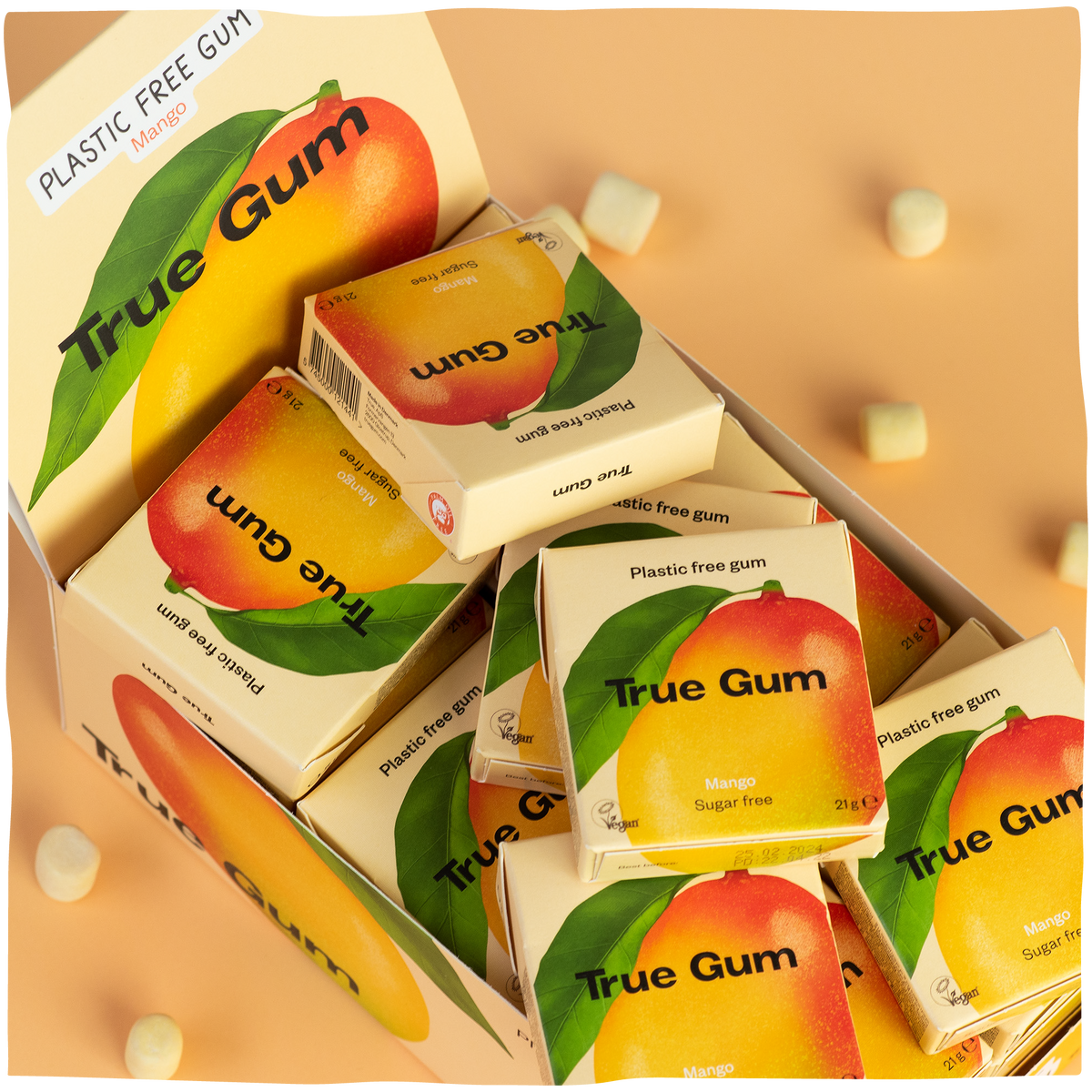 Natural, Plastic-Free Mango Chewing Gum | Shop Now – True Co