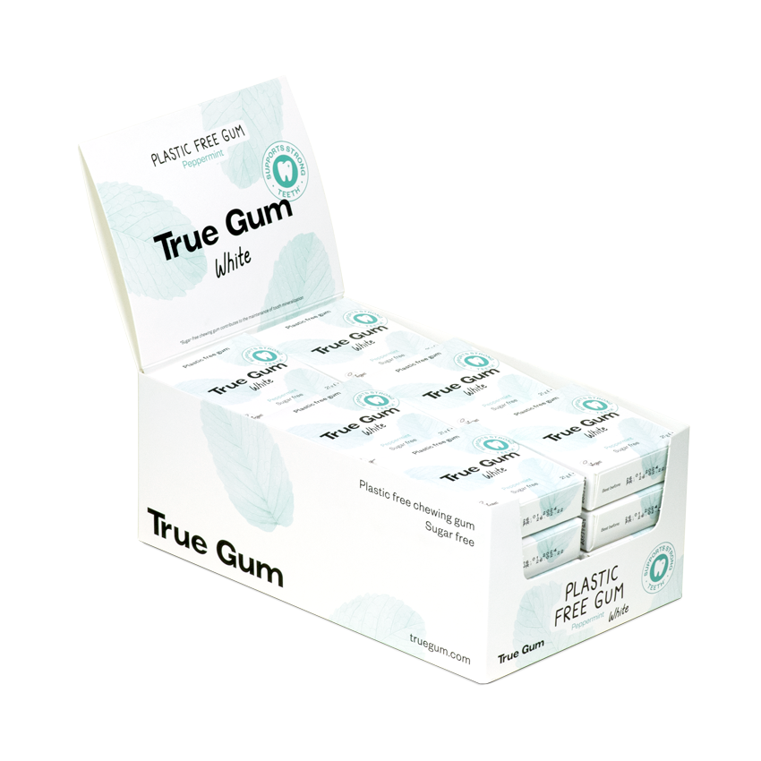 Plastic-Free Natural Dental Gum Box Peppermint | Shop True Gum – True Co