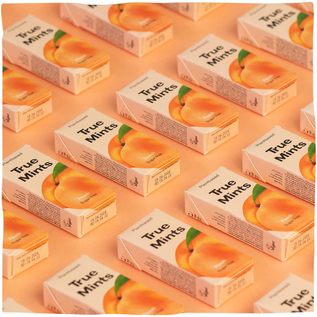 True Mints Sugar-free Peach Pastilles | Shop True Mints – True Co